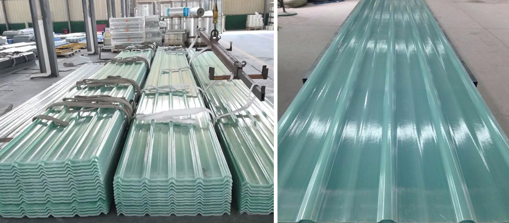 FRP Lighting Tile Production Process