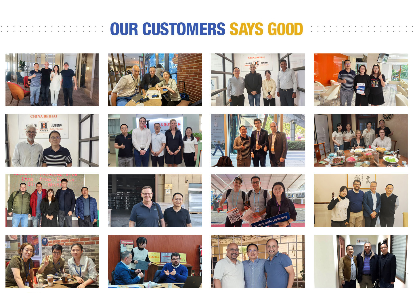 OUR CUSTOMERS