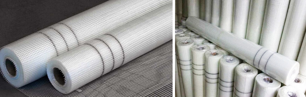 Several applications of fiberglass mesh in reinforcing materials