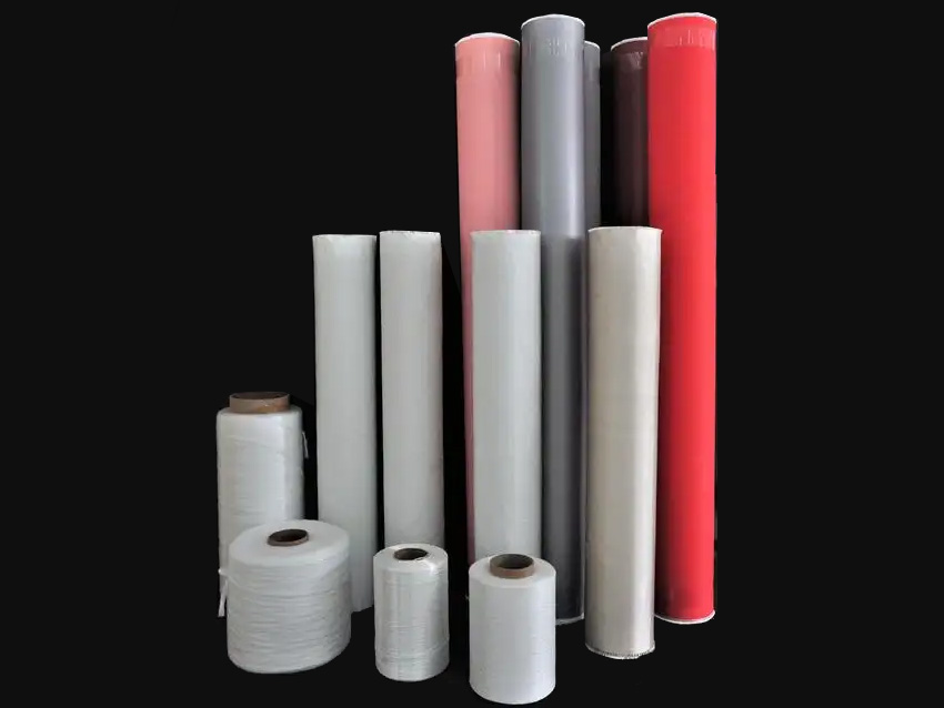 Surface coating of fiberglass and their fabrics