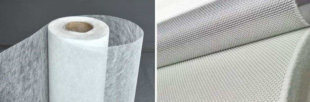 fiberglass cloth or fiberglass mat